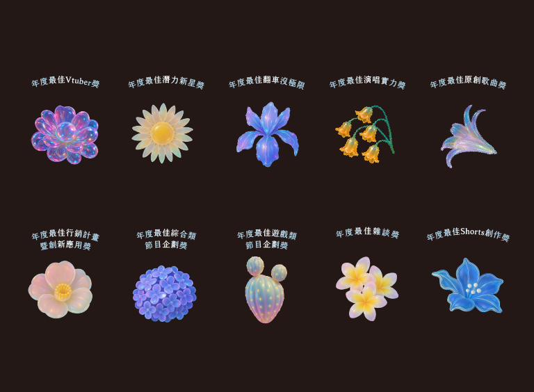 第三屆金V獎個獎項icon